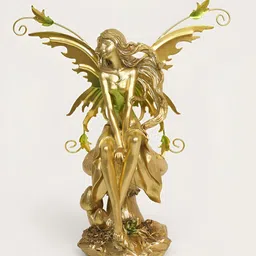 HOME 360 Gold-Toned Idol Showpiece image 4