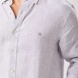 MH&Y Comfort Fit Linen Button-Down Collar Casual Shirt image 5