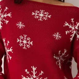 Trendyol Women Printed Round Neck Pullover image 5