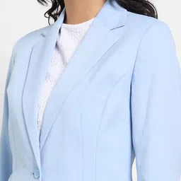 Annabelle by Pantaloons Notched Lapel Single Breasted Formal Blazer image 2