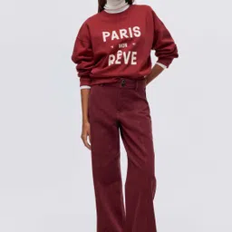 H&M Wide High Jeans image 4