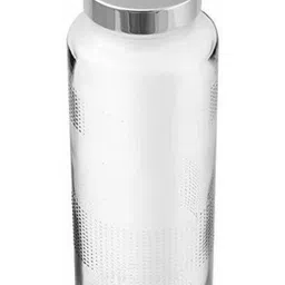 1ST TIME 4 Transparent Glass Solid Water Bottle image 2