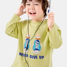 LULU & SKY Boys Typography Printed Applique T-shirt-picture-16