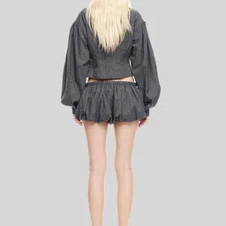 LULU & SKY High Neck Jacket WithShortsCo-Ords image 3