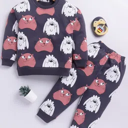 Toonyport Boys Printed Round Neck Sweatshirt With Jogger-image-8
