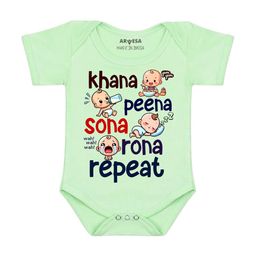 Arvesa Khana Peena Sona Repeat Printed Bodusuit-picture-32