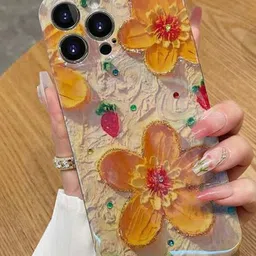CASE CREATION Women Floral Printed iPhone 15 Back Case image 5