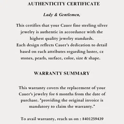 CAUER 925 Silver Rose-Gold Plated Heart with Diamond bar Pendant Necklace Chain image 4