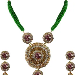 Vidhya Kangan Women Purple Jewellery Set image 1