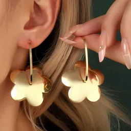 SALTY Bubbles Luxury Floral Shaped Drop Earrings-picture-24