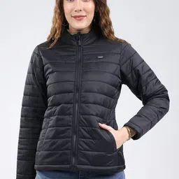 rock.it Women Solid Mock Collar Puffer Jacket-picture-20
