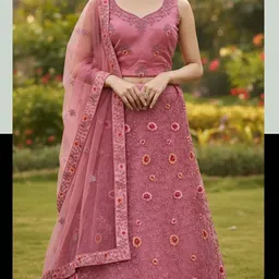 g2j brothers Embroidered Semi Stitched Lehenga Choli-picture-18