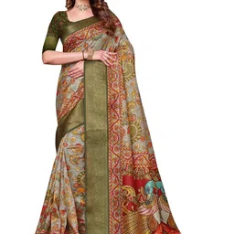 PARVOTSAV Multi Polyester Saree-picture-40