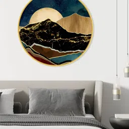 Livin'luxe Multicoloured MDF Other Wall Paintings image 4