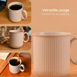 eha Unisex Off White Cups and Mugs image 4