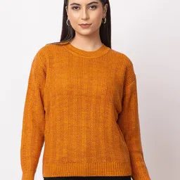 Dadu Dayal Women Striped Woollen Pullover-image-63