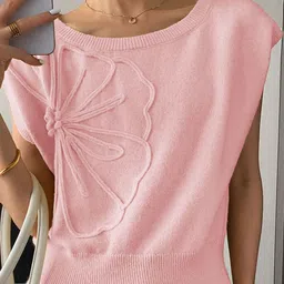 StyleCast Round Neck Sweater Vest-image-38