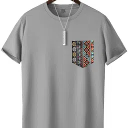 CLAFOUTIS Men Graphic Printed Round Neck Cotton Oversized T-shirt image 4