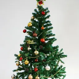 Ascension Green & Red Textured Topper Star Christmas Tree Decor image 4