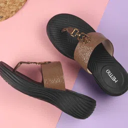 Metro Embellished Flatform Sandals-picture-37