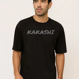Be Crazy Kakashi Anime Printed Oversized Cotton T-shirt-picture-18