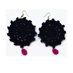 My Little Princess Circular Hoop Earrings image 1
