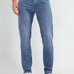 Arrow New York Men Slim Fit Light Fade Stretchable Jeans-picture-49