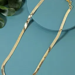 DressBerry Gold-Plated Minimal Chain-image-7