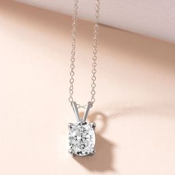 Sparkles 14Kt Gold Prong Pear Solitaire Pendant With Lab Grown Diamond - 0.51 g-picture-17