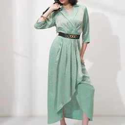 ESPYR By Tokyo Talkies Women Wrap Maxi Dress-image-36