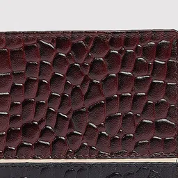 SENNES Men Textured Leather Two Fold Wallet image 3