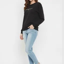 Calm Down Women Printed Sweatshirt image 5