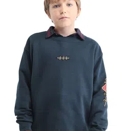 RARE ONES Boys Embroidered Pullover Sweatshirt-picture-18