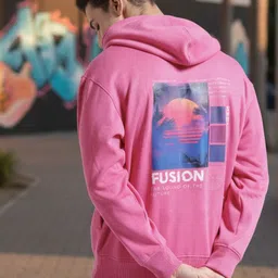 Mast & Harbour Men Printed Hooded Sweatshirt-picture-26