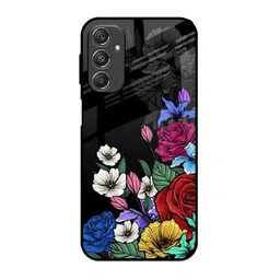 QRIOH Floral Printed Samsung Galaxy M34 5G Back Case Mobile Accessories-picture-26