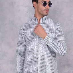 Crimsoune Club Men Smart Button-Down Collar Checked Cotton Slim Fit Casual Shirt-picture-29