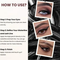 MATTLOOK Mattlook Eye Love It Kohl Kajal & Eyeliner - 0.2g - Silver Sand -08 image 2