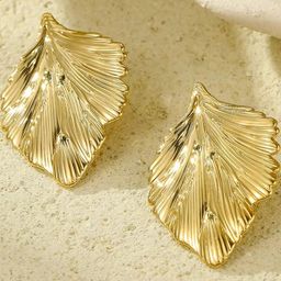 VAGHBHATT Gold-Plated Alloy Studs Earrings-picture-7