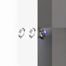 J.S ENTERPRISES Unisex Set Of 3 Silver-Toned Stainless Steel Finger Ring-picture-34