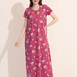 Arela Printed Maxi Nightdress-picture-23