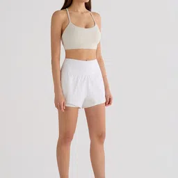 JC Collection Women High-Rise Training or Gym Fashion Shorts image 4