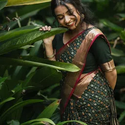 WOVENSTOCK Woven Design Zari Pure Silk Handloom Kanjeevaram Saree-picture-38