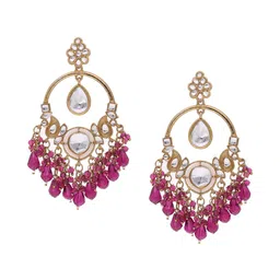 Anouk Diamond Shaped Jhumkas Earrings image 2