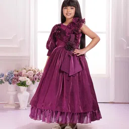 Tiny Kingdom Georgette Fit & Flare Maxi Dress image 5