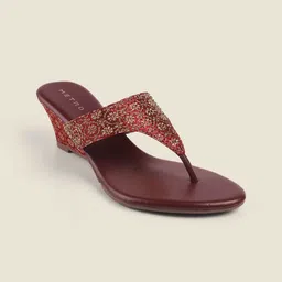 Metro Printed Wedge Sandals image 3