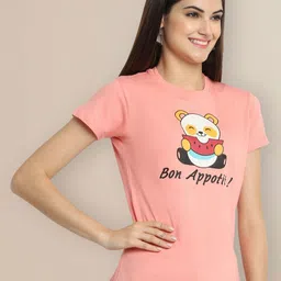 Metronaut Women Typography 2 Printed T-shirt image 4