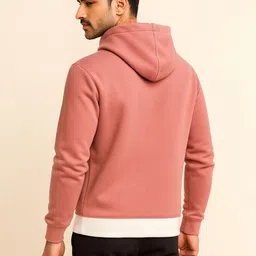 Try This Men Colourblocked Hooded 1 T-shirt image 3