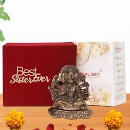 INTERNATIONAL GIFT Brown Panchmukhi Religious Idol Showpiece-image-93