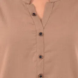 QUACLO Mandarin Collar Top image 4