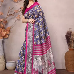 KALINI Floral Art Silk Saree-picture-16
